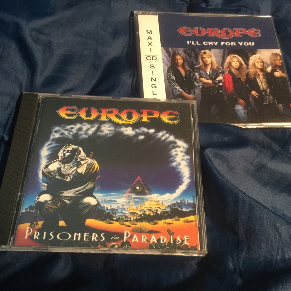 EUROPE Prisoner in Paradise + I’ll Cry for You CDs